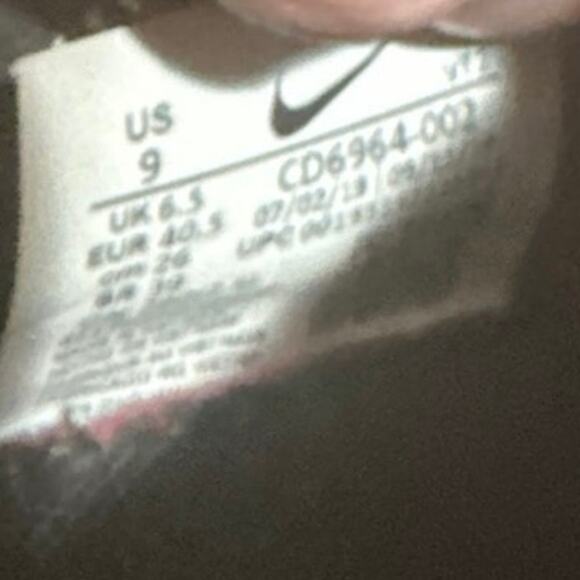 Women's Nike React Element 55 Premium 'Black Coral Stardust' running shoe size 9 - Picture 8 of 8